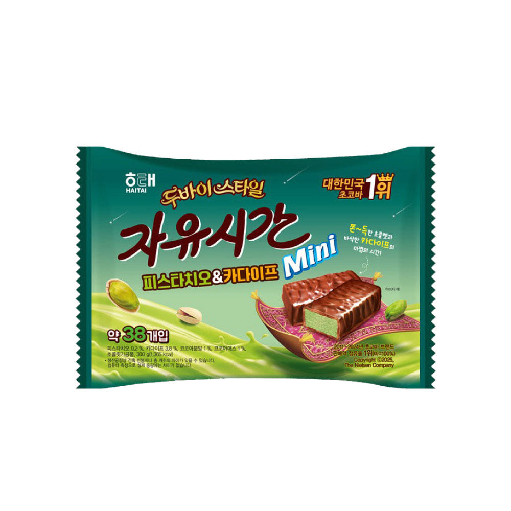 [해태] 자유시간 피스타치오&카다이프 미니 300g