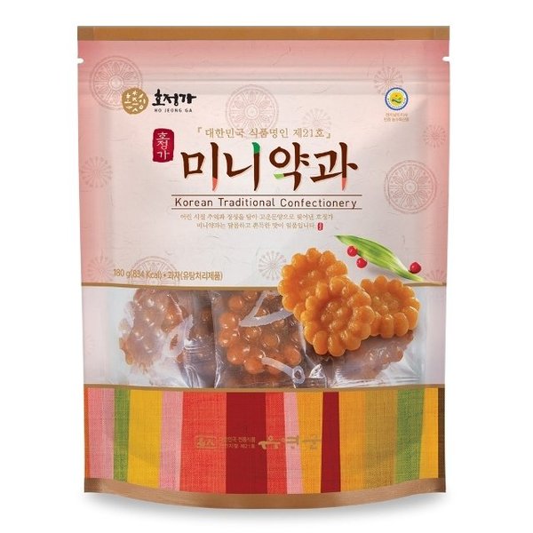 [Ho Jeong Ga] Korean Traditional Confectionery Yakgwa 180g