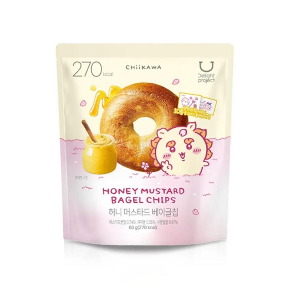 [Delight Project] 低熱量貝果脆片(蜜糖芥末味) 60g