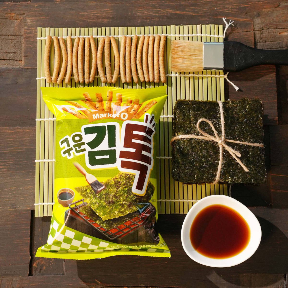 [오리온] 마켓오 구운김톡 107g