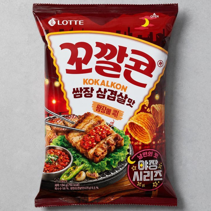 [롯데] 꼬깔콘 (쌈장 삼겹살맛) 134g