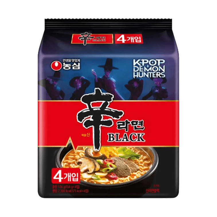 [農心] 黑辛辣麵 134g*4包