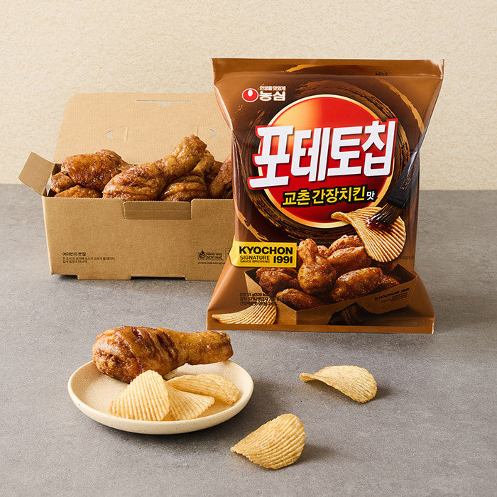 [농심] 포테토칩 교촌간장치킨맛 55g