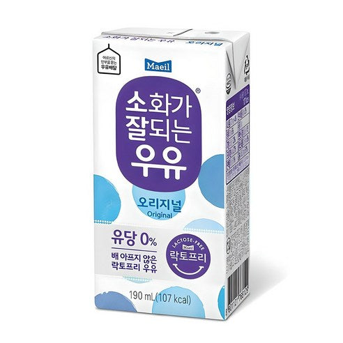 [매일우유] 소화가 잘되는 우유 190mL 