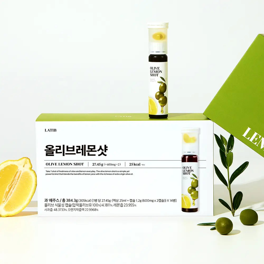 [LATIB] 橄欖檸檬口服液 384.3g (27.45g*14)