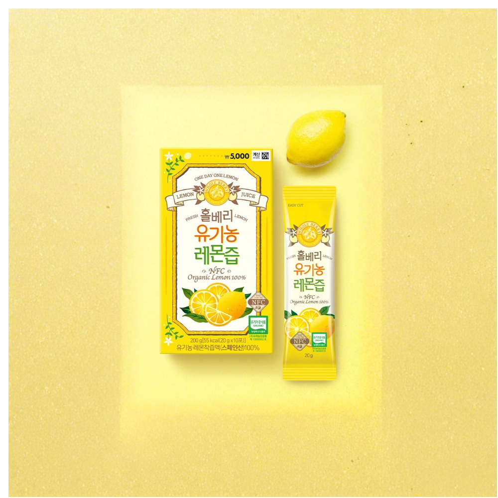 [Daiso] Organic Lemon Juice (20 x 10 Sticks)