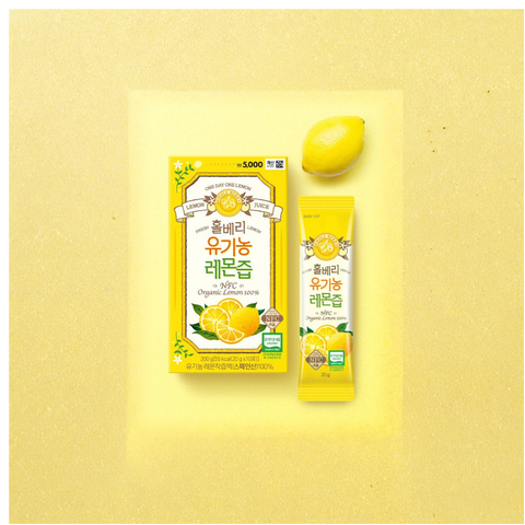 [Daiso] Organic Lemon Juice (20 x 10 Sticks)