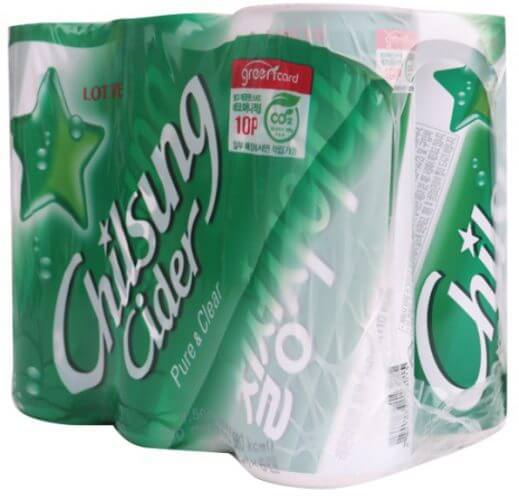 [Lotte] Chilsung Cider 250ml*6