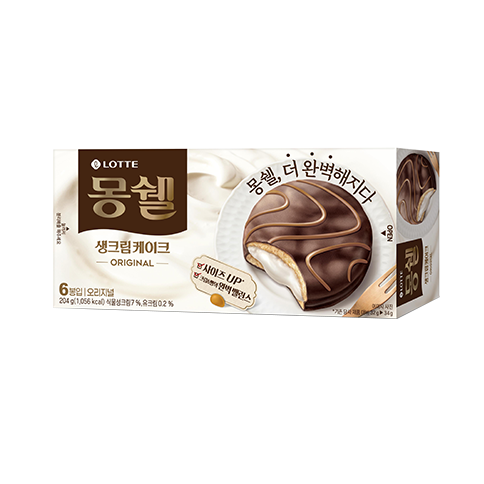 [Lotte] Mongshell Cake (Cream) 204g