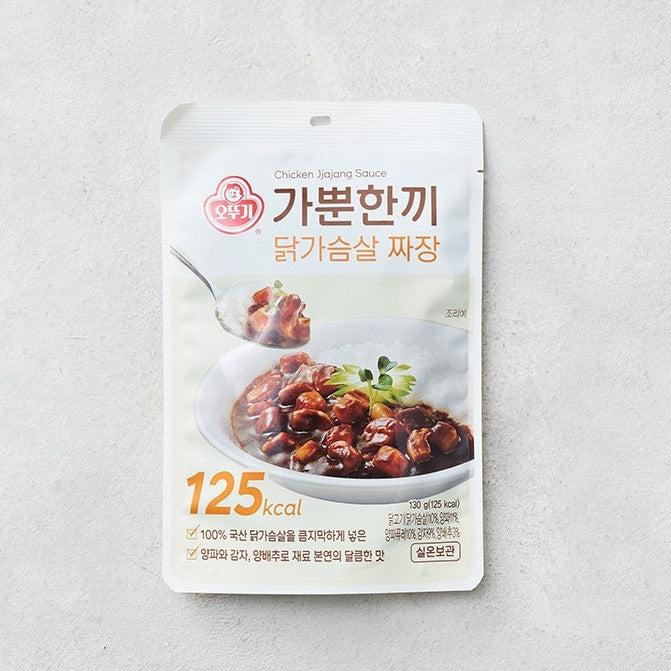 [Ottogi] Light Meal Chicken Breast with Jjajang Sauce 130g