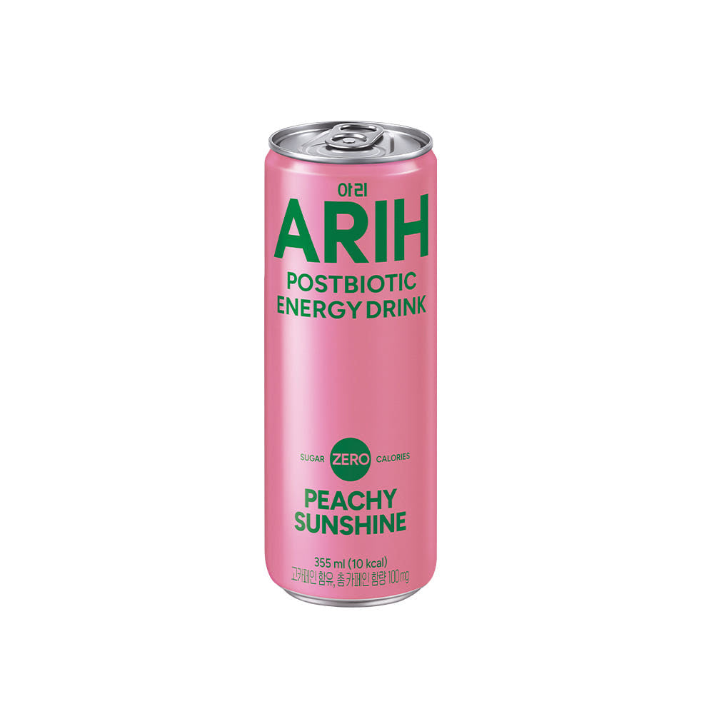 [BTS x ARIH] Postbiotic Energy Drink (Peachy Sunshine) 355ml