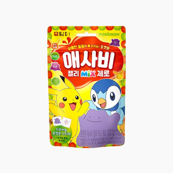 [丹特 x Pokémon] 蘋果醋啫喱糖 Mix Zero 50g (包裝內附送隨機貼紙)