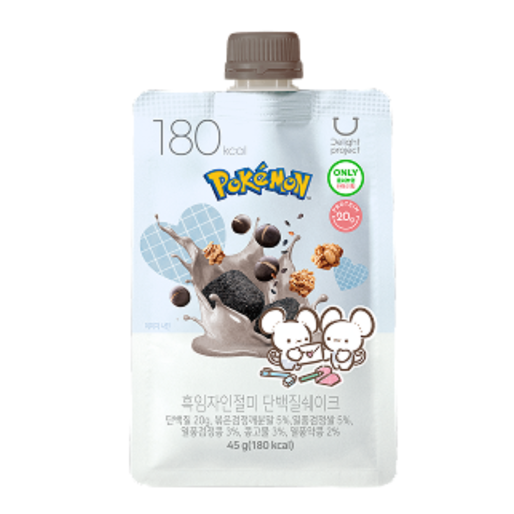 [딜라이트 프로젝트] 흑임자인절미 단백질쉐이크 45g