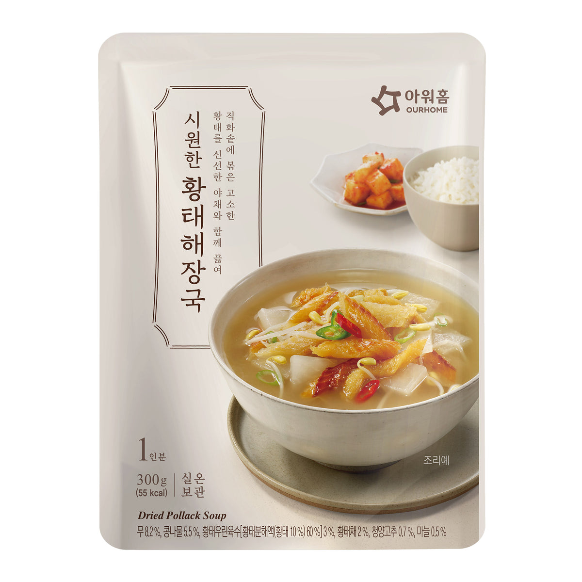[Ourhome] Frozen Dried Pollack Soup 300g
