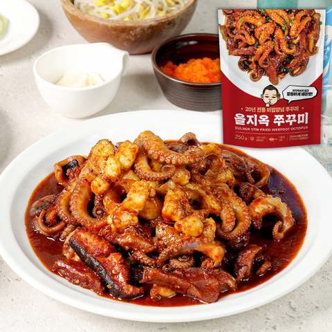 [Euljiok] Traditional Stir-fried Webfoot Octopus 250g
