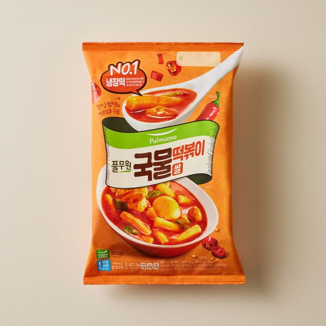 [Pulmuone] Soup Rice Cake Tteokbokki 423.5g