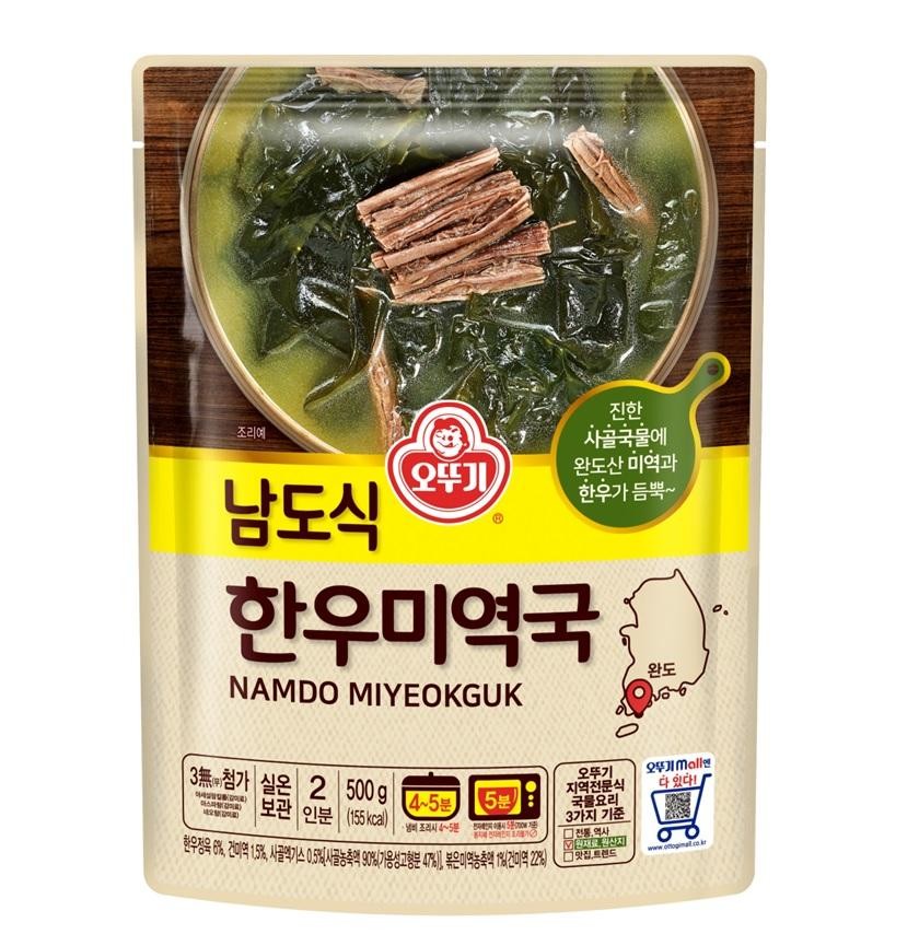[Ottogi] Namdo-style Korean Beef Seaweed Soup 500g