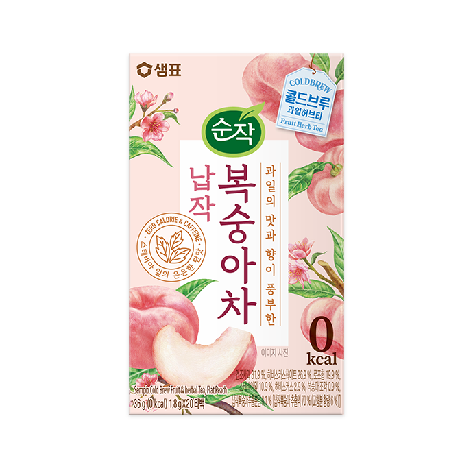 [Sempio] Cold Brew Flat Peach Tea (Tea Bags) 36g
