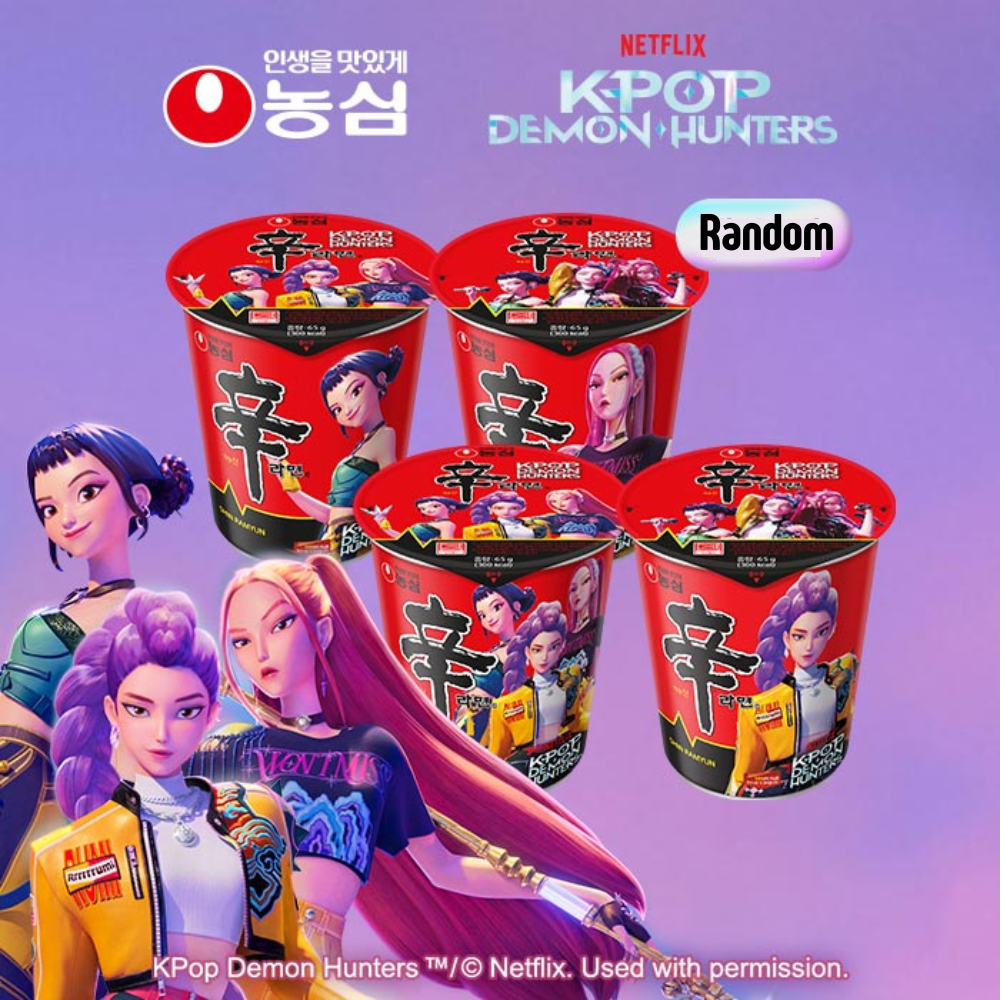 🎁 (expiry date: 22/6/2026) [Nongshim] Shin Cup Noodles 65g - Kpop Demon Hunters Edition! (Randomly Distributed) (100% off)