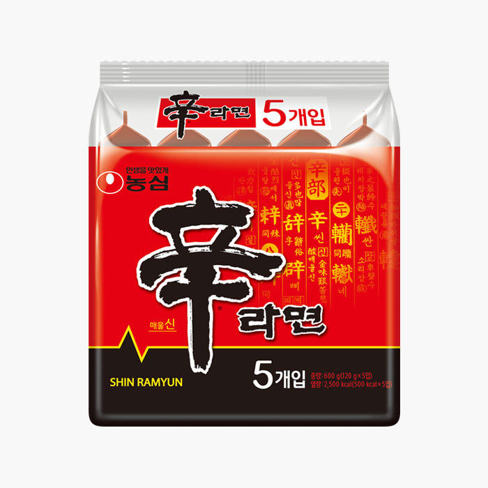 [농심] 신라면 120g*5입