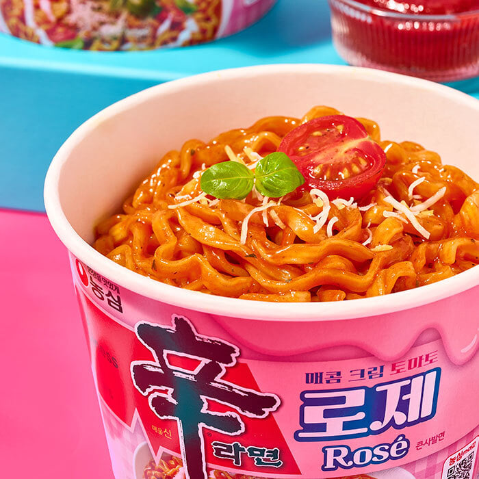 [Nongshim] Shin Rose Cup Noodles 108g