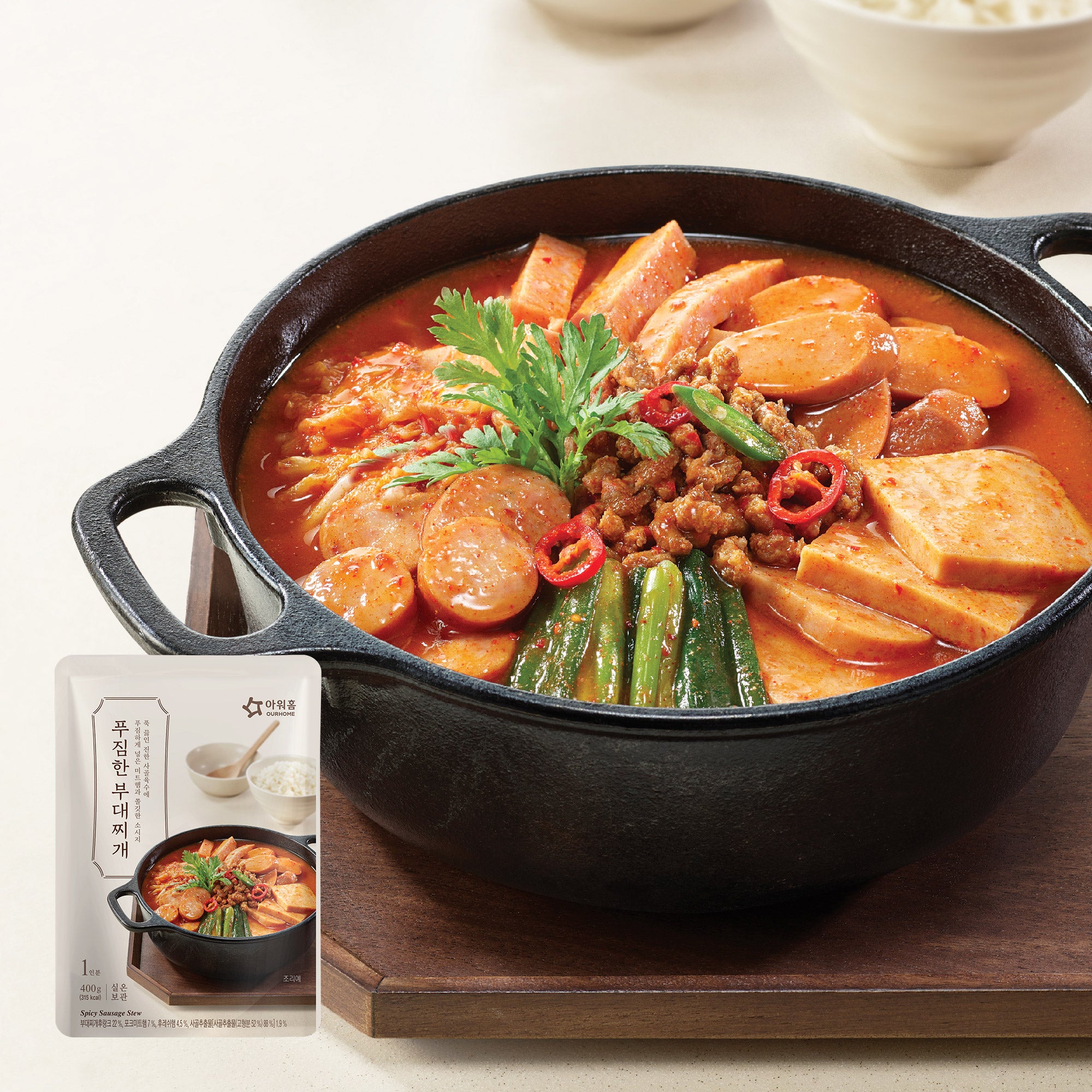 [Ourhome] Spicy Sausage Stew 400g