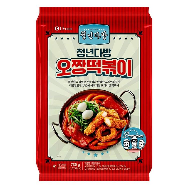 [청년다방] 오짱떡볶이 730g
