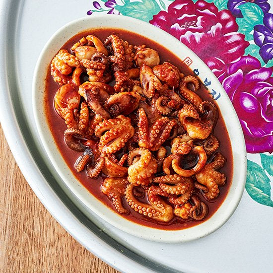 [五福家] 辣炒小八爪魚 500g