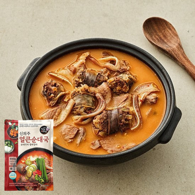 [Sin-uiju] Spicy Glutinous Blood Sausage (Sundae) Soup 600g