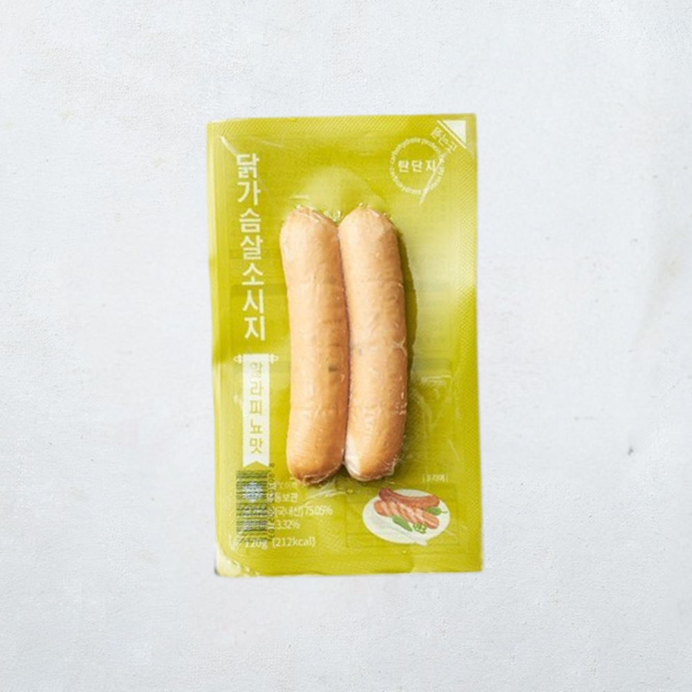 [탄단지] 닭가슴살 소시지 할라피뇨맛 120g