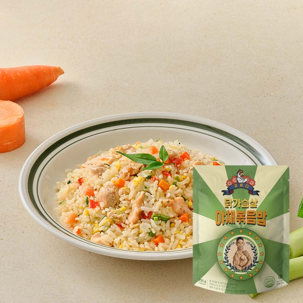 [Gwihadak] 蔬菜雞胸肉炒飯 250g