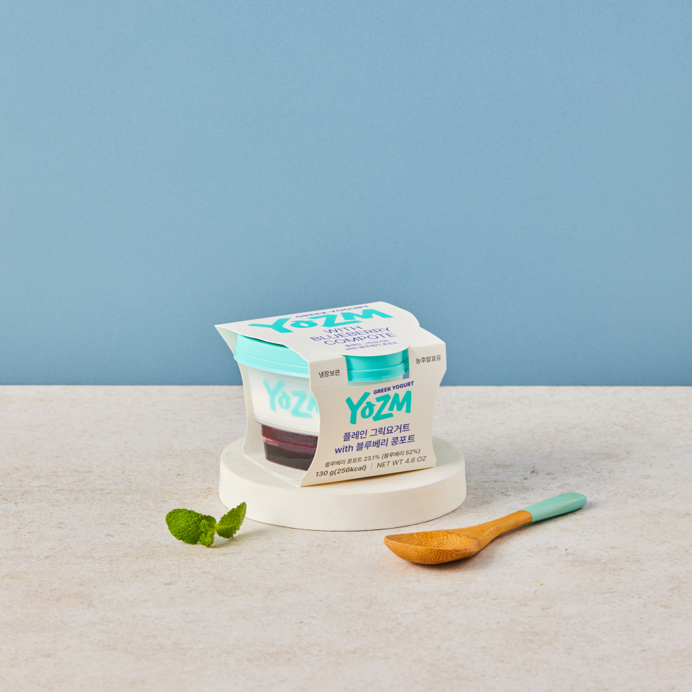 [YOZM] 糖漬藍莓希臘乳酪 130g 
