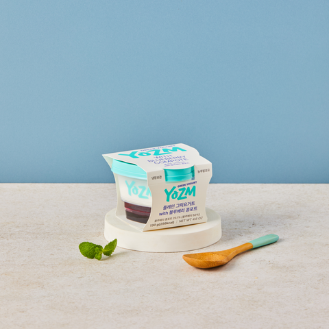 [YOZM] Greek Yogurt with Blueberry Compote 130g