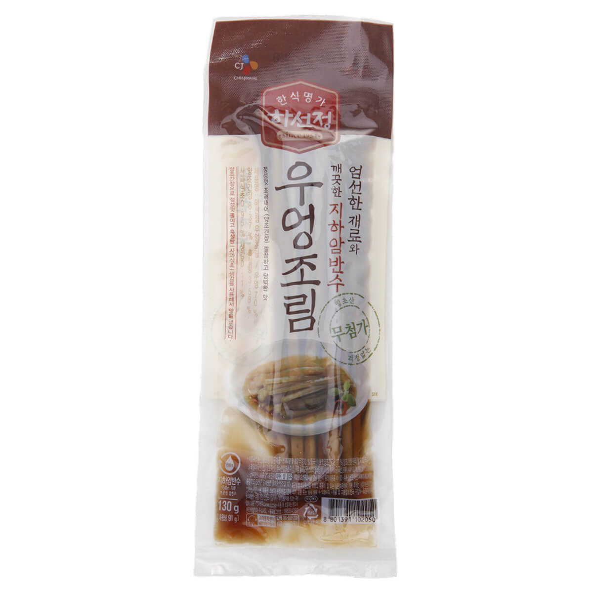 韓國食品-[CJ] 하선정 우엉조림 130g