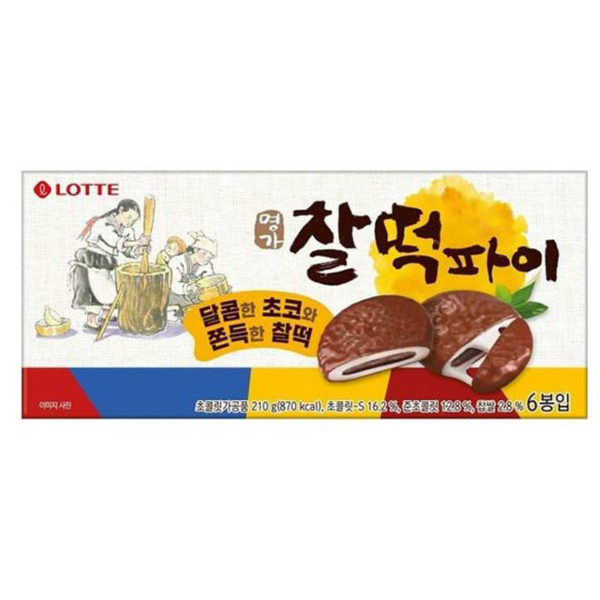 韓國食品-[롯데] 찰떡파이 210g(6p)