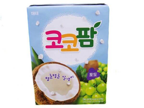 韓國食品-[해태] 코코팜포도 238ml*12