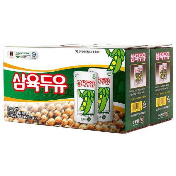 韓國食品-[三育] 豆乳 195ml*20
