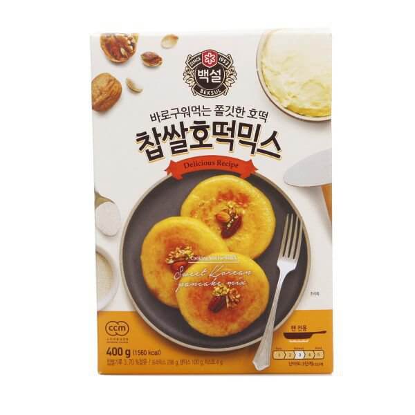 韓國食品-[CJ] Beksul Glutinous Rice Hotteok Mix 400g