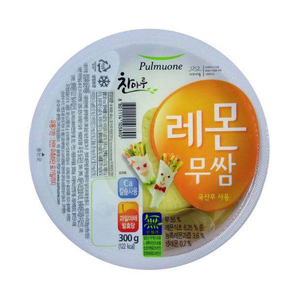 韓國食品-[圃木園] 檸檬味蘿蔔片 300g