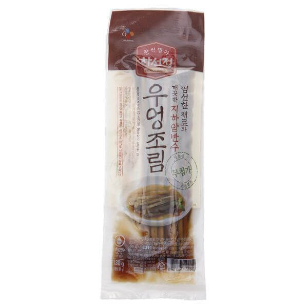 韓國食品-(Expiry Date: 5/6/2024) [CJ] Hasunjung Seasoned Burdock for Kimbap 130g