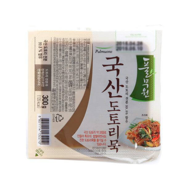 韓國食品-(유통기한 2024/5/21까지)[풀무원] 도토리묵 300g