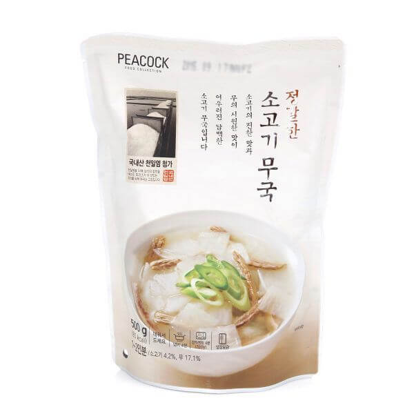 韓國食品-[Peacock] 牛肉蘿蔔湯 500g