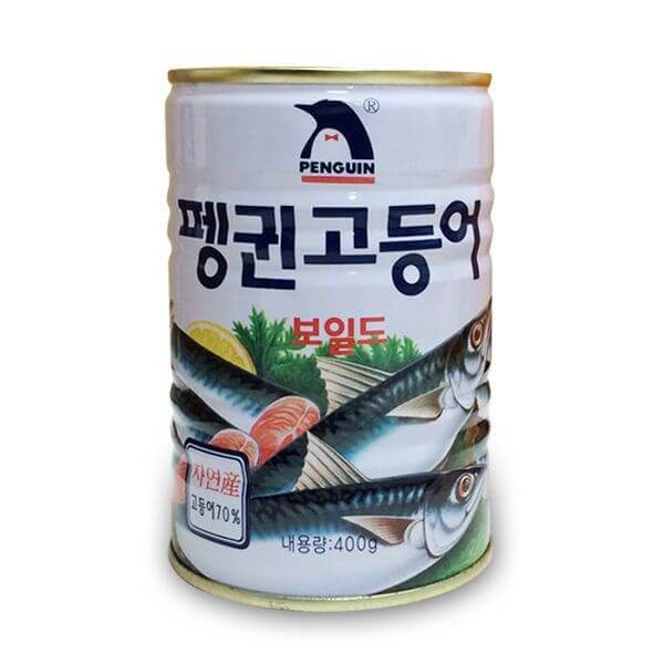 韓國食品-[Penguine] Mackerel Boiled 400g