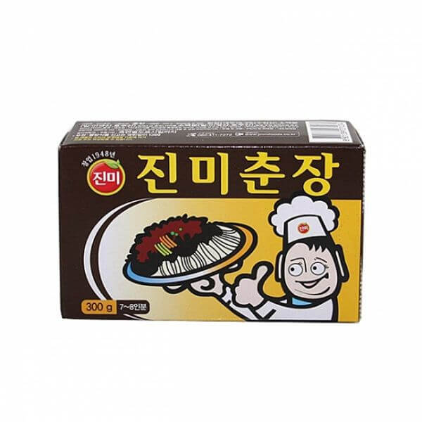韓國食品-[Jinmi] Black Bean Paste 300g