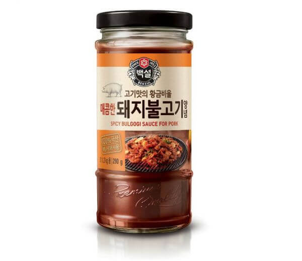韓國食品-[CJ] 白雪 醃豬肉辣醬 290g