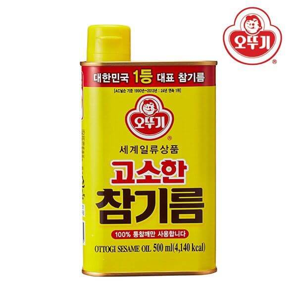 韓國食品-[오뚜기] 고소한참기름 500ml