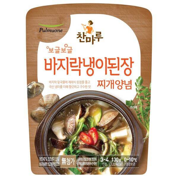 韓國食品-[풀무원] 바지락냉이된장찌개양념 130g