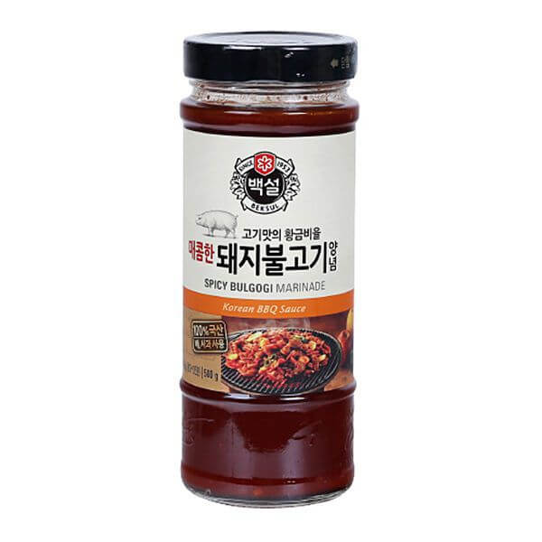 韓國食品-[CJ] 백설 매콤한돼지불고기양념 500g