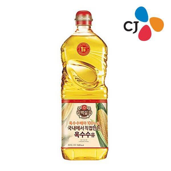 韓國食品-[CJ] Beksul Corn Oil 0.9L