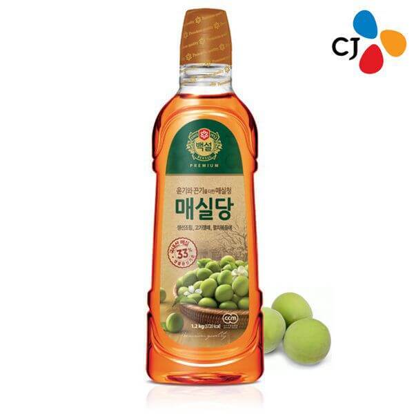 韓國食品-[CJ] Beksul Gwangyang Cooking Plum Syrup 1.2kg